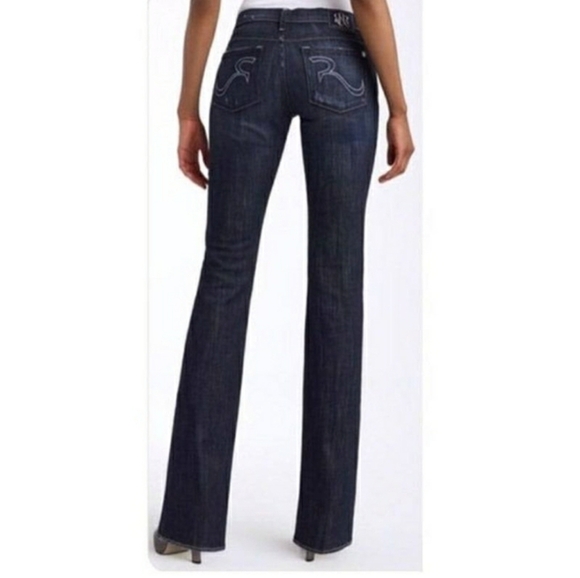 Rock & Republic Kasandra rhinestone flare leg 8 - Picture 1 of 4